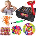 CHOWONE Whack a Balloon Game Bang Balloon Popping Game Toy for Boys and Gilrs Tricky Tabletop Board Games for Family Night Party Game for Kids and Adults