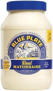 Blue Plate Real Mayonnaise, Homestyle Mayo For Chicken Salad to Deviled Eggs, 30 Fl Oz Jar (Pack of 1)