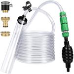 Seltomer 50ft Aquarium Gravel Vaccum Cleaner Fish Tank Siphon Water Changer