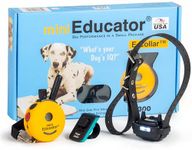 E-Collar – Educator ET-300-1/2 Mile Waterproof Remote Dog Training Collar Includes Premium Finger Clicker Trainer, 100 Programmable Levels + Vibration + Light + Sound