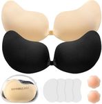 Amazqi 2 Pair Stick On Bra Push up 