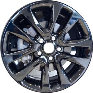 Factory Wheel Replacement New 20x8" 20 Inch Gloss Black Aluminum Alloy Wheel Rim for Jeep Grand Cherokee 2017 2018 2019 2020 2021 2022 | ALY09167U45N | Direct Fit - OE Stock Specs…