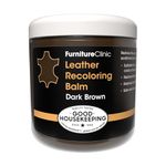 Furniture Clinic Leather Re-coloring Balm (8.5 Fl. Oz, 250ml, Dark Brown)