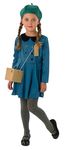 Girls 1940s WW2 WW1 War Evacuee + Gas Mask & Box Fancy Dress Costume Outfit 3-10 Years (9-10 Years, Girls)