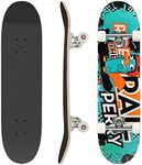 WeSkate Unisex-Kids fishtail Cruiser Skateboard with Illuminated Wheels and ABEC-11 Bearing, 101X25X14 Colour-9