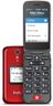 Lively Jitterbug Flip2 - Flip Cell Phone for Seniors - Not Compatible with Other Wireless Carriers - Must Be Activated with Lively Phone Plan - Red Flip Phone