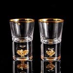 DUJUST Shot Glasses (45ml), Crystal