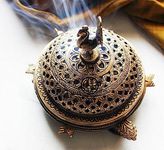 DSH Brass Incense Burner Tortoise Peacock Loban Dani Brass Dhoop Dani Aarti Brass Loban dhoop Dani/Dhoop Dani Burner for Home Office Temple Puja