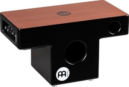 Meinl Pickup Slaptop Cajon Box Drum with Internal Snares and Forward Projecting Sound Ports - NOT MADE IN CHINA - Mahogany Playing Surface, 2-YEAR WARRANTY (PTOPCAJ4MH-M)