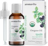 Aromavita ImunON Greek Oregano Oil - 86-90% Carvacrol - Extra Strength, Immune and Digestive Support - Plant-Based, Herbal Supplement - Vegan, Non-GMO, Gluten-Free, 1 fl. oz/30 mL