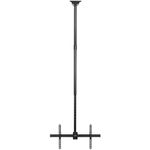 VIVO Ceiling Swivel TV Mount for 37 to 90 inch Screens, Telescoping Height Adjustment with 10ft Extension Pole, Fits Pitched/Vaulted Roof, VESA up to 800x400, Black, MOUNT-VC90-10