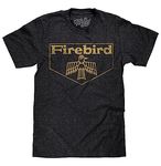 Tee Luv Men's Pontiac Firebird Graphic T-Shirt, Charcoal Heather, M