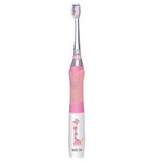 wurze Kids Sonic Electric Toothbrush With Soft Dupont Bristles|Battery Powered With 24000 Strokes/Min|7 Led Colors, Waterproof Ipx7, 2 Min Timer|For Children, Boys And Girls (Wz-2003), 1 count