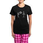 CafePress STOP! You're Under A Rest! Pajamas Womens Novelty Cotton Pyjama Set, Comfortable PJ Sleepwear