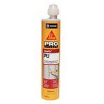 SIKA - Low-toxicity polyurethane foam - SikaFix PU - Amber - Solid-state foam - Seal cracks - Displace water - Durable and tough - 250 mL (8.45 US fl oz)