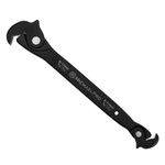 MichaelPro Dual Action Auto Size Adjusting Wrench 3/16” to 11/16" (5 to 17 mm), Self-Adjusting Quick Wrench, Multi-Size Spring Wrench, Auto Size Rapid Wrench | MP001229, Black