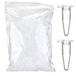 0.2ml Microcentrifuge Tubes 1000 Pieces, EO Sterilized Plastic Small Vials with Caps for Sample Storage without Leakage(1000)…