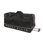 Perry Ellis Men's Extra Large 35" Rolling Duffel, Black, Extra Large 35" Rolling Duffel Bag - A335