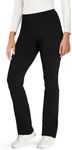 Yogipace,Petite/Regular/Tall Women's CozyWarmth High Waisted Fleece Lined Pants Thermal Bootcut Flare Leggings