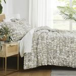 Southshore Fine Living, Inc. Abstract Style Duvet Cover Queen Size/Full Size - Premium Quality Full/Queen Bedding Set, Easy Care - 1 Duvet Cover Full/Queen, 2 Pillow Shams - Rhythm Taupe