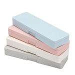 YUPPIN Pencil Box, 4pcs Pencil Case, Small Pencil Storage Boxes for School and Office Use, Set of 4