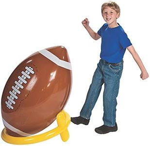 Fun Express 45 inch Inflatable Football and Tee Set, Inflate for Game Day Party Decorations, Sports Theme Photo Props - VBS Vacation Bible School Supplies/Decor