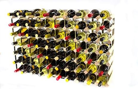 Cranville wine racks Classico 70 bottiglia in legno di pino e metallo zincato portabottiglie già montato