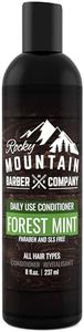 Men's Conditioner - Made in Canada - Featuring Peppermint and Eucalyptus Oil and No Added Fragrance – 8oz by Rocky Mountain Barber Company