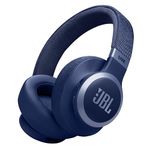 JBL Live 770NC Wireless Over-Ear Headphones with Noise Cancelling Technology and up to 65 hours Battery Life, in Blue