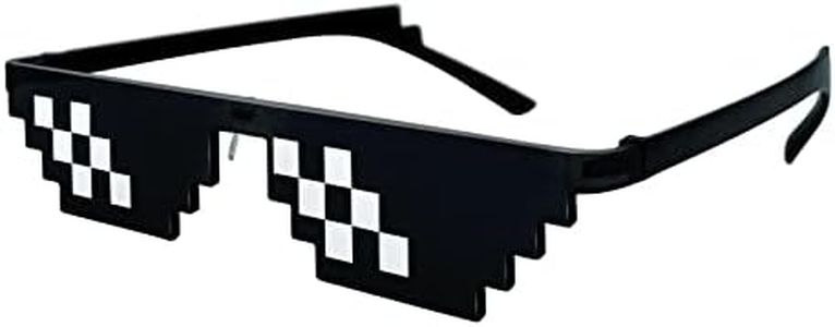 Thug Life Sunglasses Pixelated Mosaic Glasses Party Glasses MLG Shades (12 pixels)