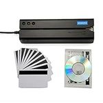 Deftun MSR605X USB Magnetic Stripe Swipe Credit Card Reader Writer Encoder MSR206