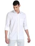 Calvin Klein Stretch Poplin Relaxed Fit Shirt - White (XL)