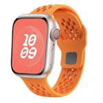 VEMIGON Breathable Sport Band for Apple Watch Band 44mm 45mm 46mm Ultra 49mm 40mm 41mm 38mm 42mm, Soft Silicone Replacement Strap for iWatch Ultra 2, Nike+ Series 10 9 8 7 6 5 4 3 SE2 SE