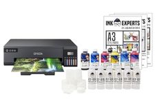 Ink Experts Dye Sublimation A3 Printer Bundle - Windows Compatible with Epson ET18100 inc. Printer and Inktec Sublinova Inks