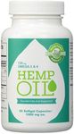 Manitoba Harvest Hemp Seed Oil Softgels, 2,475mg of Plant Based Omegas 3,6 & 9 per serving including GLA, Fish Oil Alternative, 60ct (pack of 12)