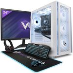 Vibox III-50 Gaming PC - 24" Monitor Bundle - Eight Core Intel i7 10700F Processor - Nvidia RTX 3060 12GB Graphics Card - 16GB RAM - 1TB NVMe SSD - Windows 11 - WiFi