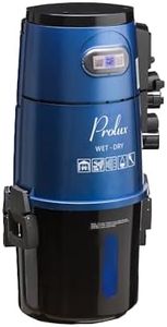 Prolux Professional Shop Blue Wall Mounted Garage Vac, Wet Dry Pick Up