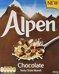 Alpen Chocolate Swiss Style Wholegrain Muesli, 6 x 550g