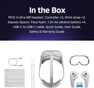 PICO 4 Ultra VR Headset, 256GB – All-in-One Virtual Reality