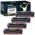 CSSTAR Compatible Toner Cartridge 045 Replacement for Canon Toner 045 CRG-045H Work with Color ImageCLASS MF634Cdw MF632Cdw LBP612Cdw LBP613Cdw MF632 MF634 Series Printer (CRG045H-BK/C/M/Y, 4 Pack)