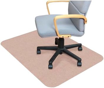 Sanko KI-63 Chair Mat, Stay in Place, Gaming Desk Mat, Floor Protection, Mat, Anti-Slip, Adsorption Just Put It Up, 35.4 x 47.2 inches (90 x 120 cm), Beige, Made in Japan