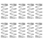 Boxonly Compression Spring for Home Machinery Industrial Lawn Mowers Stainless Steel Compressed Spring 8mm OD 0.7mm Wire Size 20mm Free Length 10 pcs