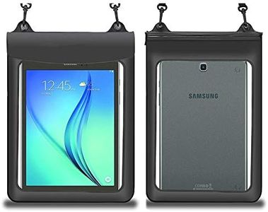 Waterproof Tablet Case Dry Bag Pouch for iPad Air 10.5 / Pro 11 / Samsung Galaxy Tab A 10.1" & 10.5" /S4 / Acer Chromebook Tab 10 / Microsoft Surface Go 10" / Fire HD 10 Tablet up to 11.5",Black