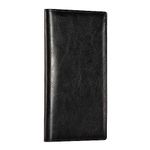 CoBak Premium Leather Checkbook Cover - RFID Blocking, Classic Design, Slim & Durable - Perfect for Personal & Business Checks, Black, Classic, Classic