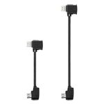 STARTRC 11.8inch and 3.9inch Lightning Data Cable to Micro USB MFI Certified for DJI Mini 4k/Mini SE/Mavic Mini/Mavic 2 Pro&Zoom/Mavic Air/Spark Controller Accessories,Tablet Phone OTG Cables(2 Pack)