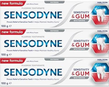 Sensodyne Sensitivity & Gum Dual Action Sensitive Toothpaste, Whitening, 100 g (Pack of 3)