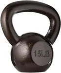 Amazon Basics Cast Iron Kettlebell,