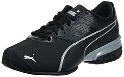 PUMA Men's Tazon 6 Sneaker, First Mile Black-Silver, 8