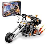 LEGO Marvel Ghost Rider Mech&Bike 76245 Building Toy Set (264 Pcs),Multicolor