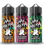 No Mercy - 3 X 100ml 70VG/30PG Vape Juice Sub Ohm E-Liquid Shortfill Bundle | Mandarin Dream, Strawberry Banana, Guava Mango Ice | 0mg Nicotine Free E-Cigarette Juice,120ml Vape Shortfill Bottles